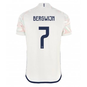 Ajax Steven Bergwijn #7 Venkovní Dres 2023-24 Krátký Rukáv